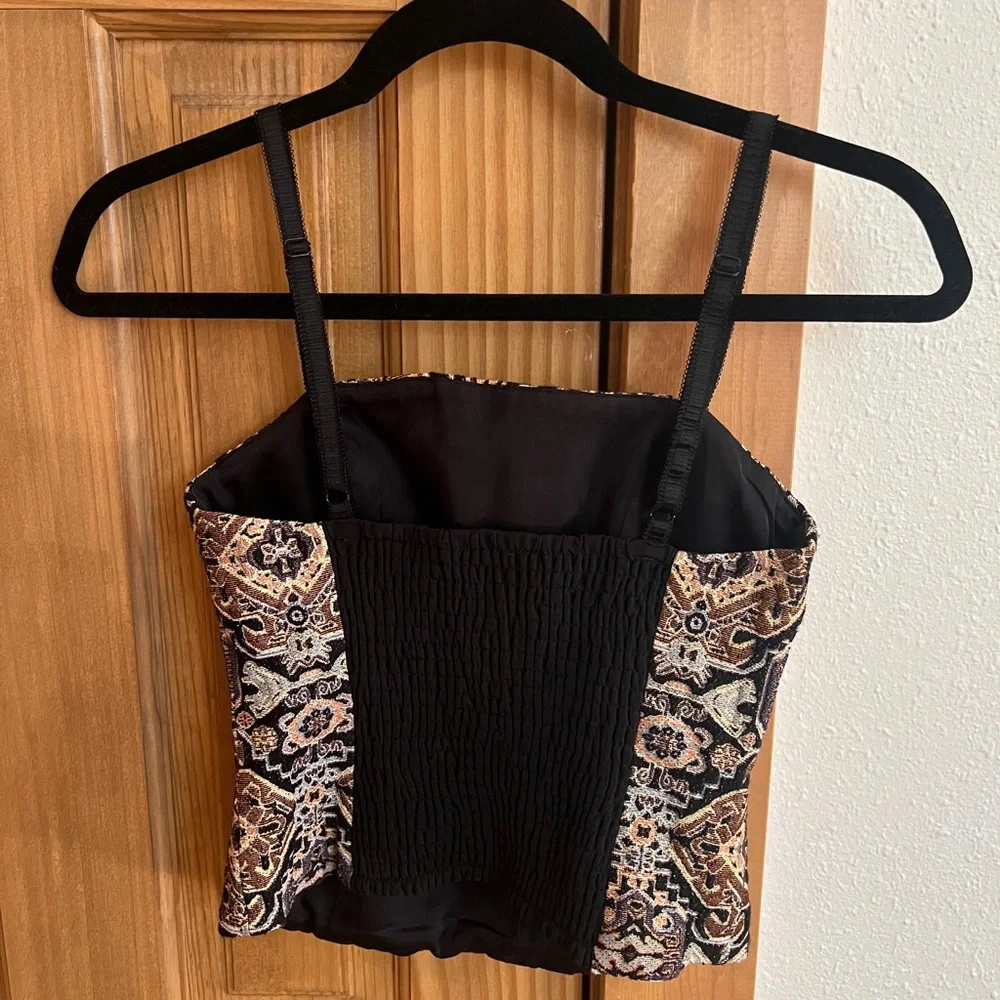 Free People Brocade Corset Cami - Picture 2 of 2